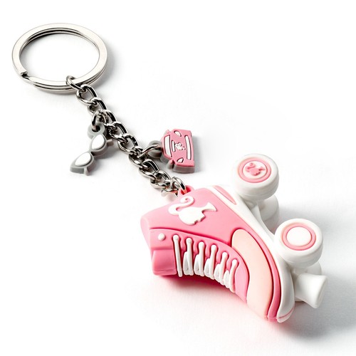 Barbie roller skate keyring - barbie,