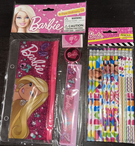 Barbie set cancelleria pezzi - cancelleria,