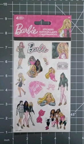 Pezzi foglio adesivo barbie - foglio,