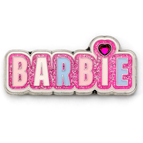 Barbie sparkly logo spilla - barbie,
