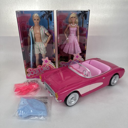 Barbie amc rosa corvetta auto - amc,