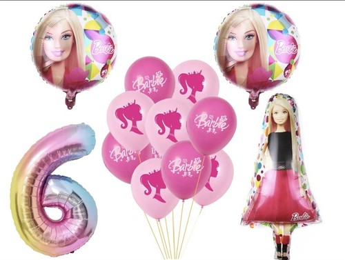 Barbie palloncini festa - palloncini,