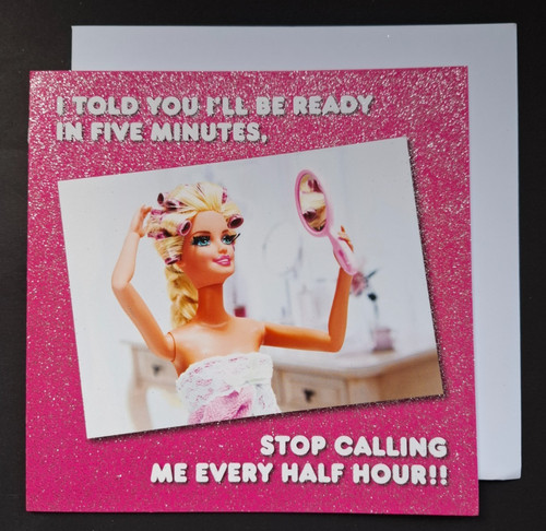 Barbie biglietto auguri - barbie,