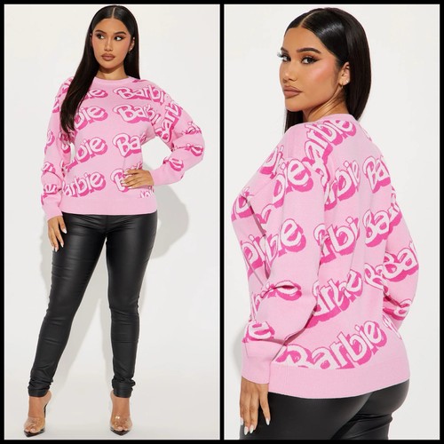 Maglione rosa mattel barbie - rosa,