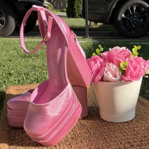 Barbie rosa raso tacco - , grosso