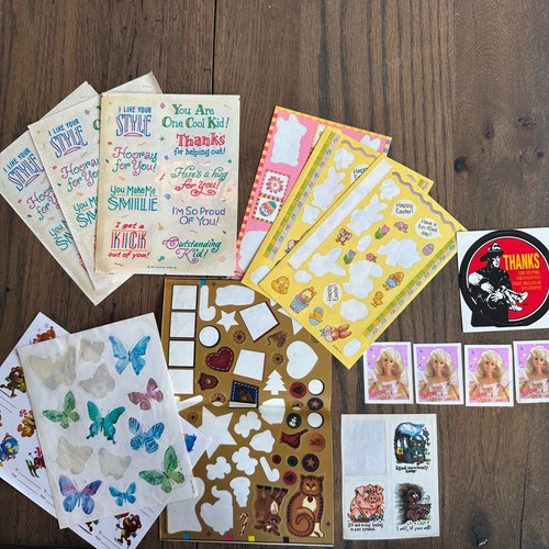 Lotto adesivi vintage hallmark - vintage,